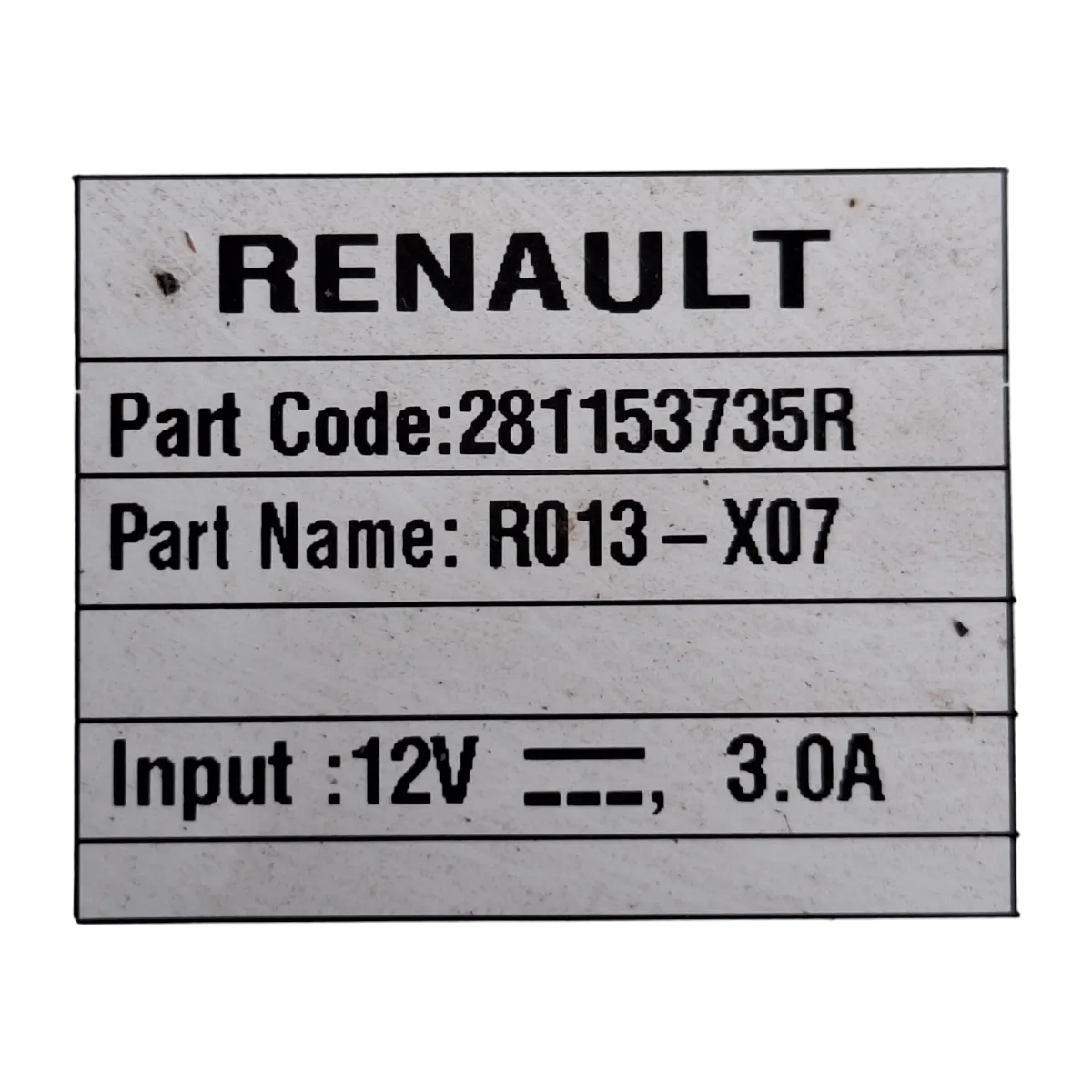 Renault Twingo III   14-     radio   281153735R