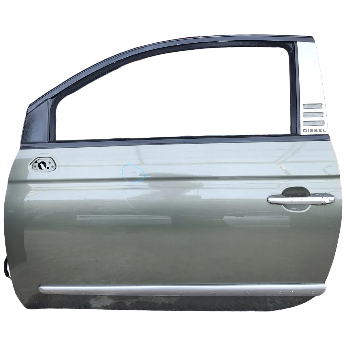 Fiat 500   07-   vrata prednja lijeva  OŠTEĆENA!