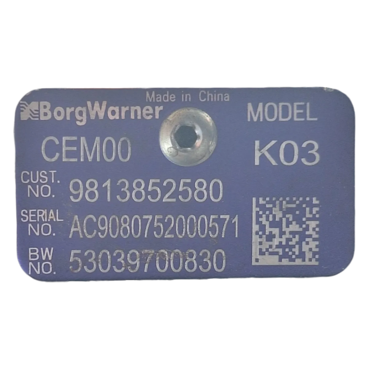 Peugeot 508 R8  1.6 THP HYBRID  18-   turbina   9813852580  53039700830  9813852580