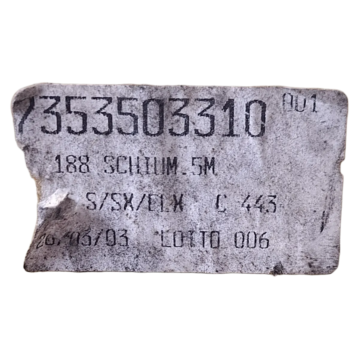 Fiat Punto II   99-11  mehanizam šaltanja- šalt hebla    7353503310