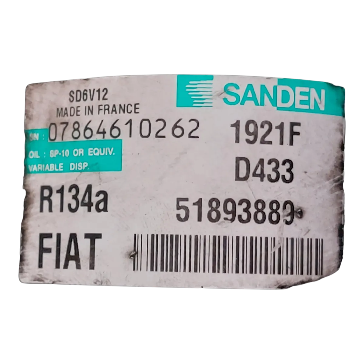 Fiat Punto Grande  1.3 JTD  05-15  kompresor klime 51893889