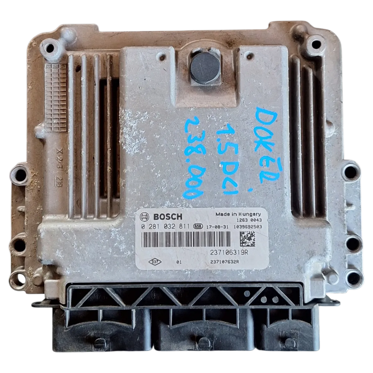 DacIa Dokker  1.5 DCI EURO VI 12-21   računalo- centrala motora    0281032811  237106319R