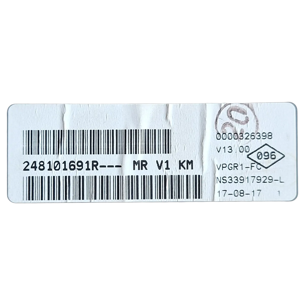 DacIa Dokker   12-21    kilometar sat/ brzinomjer    248101691R