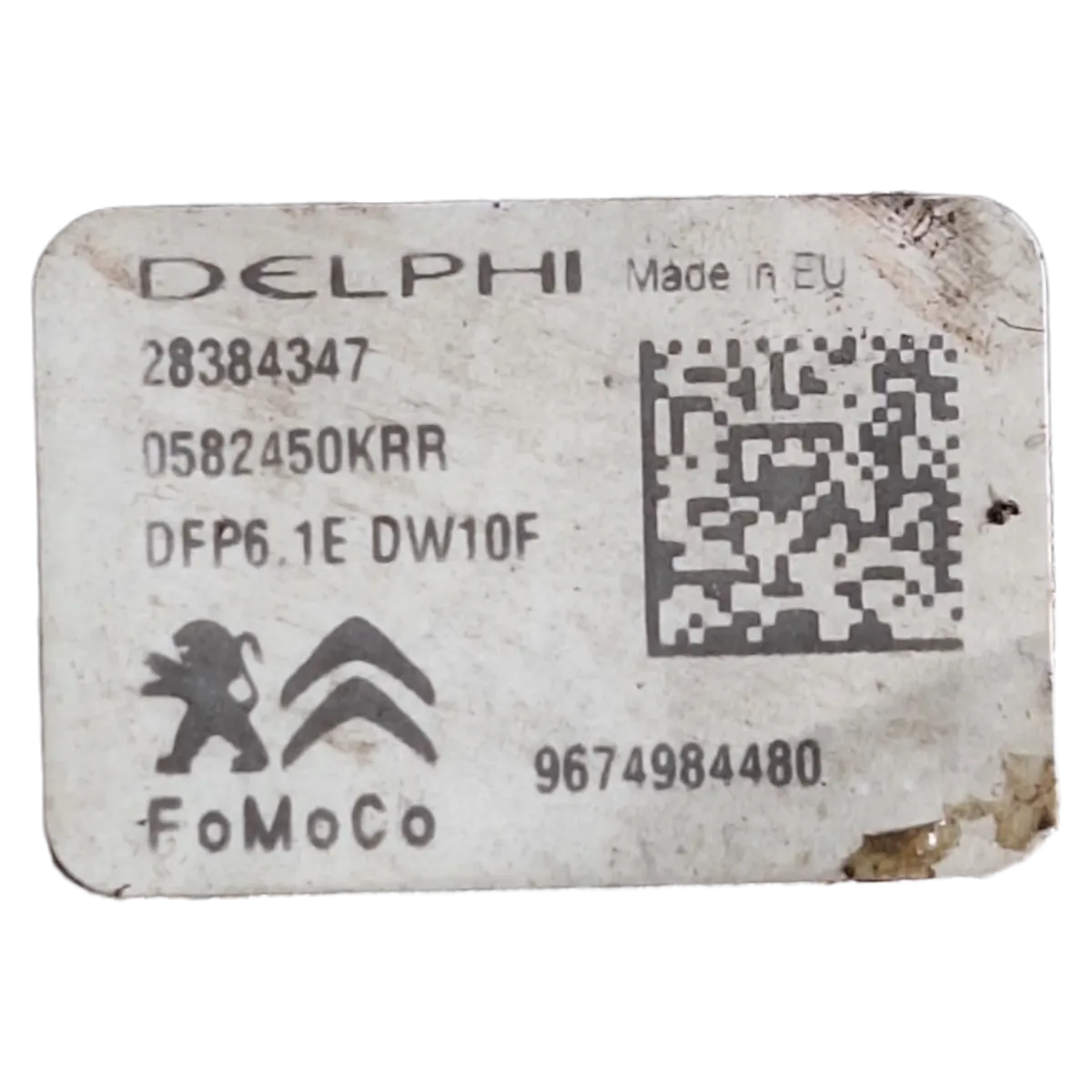 Peugeot  Expert IV  2.0 HDI EURO VI  16-    visokotlačna pumpa goriva    28384347   9674984480