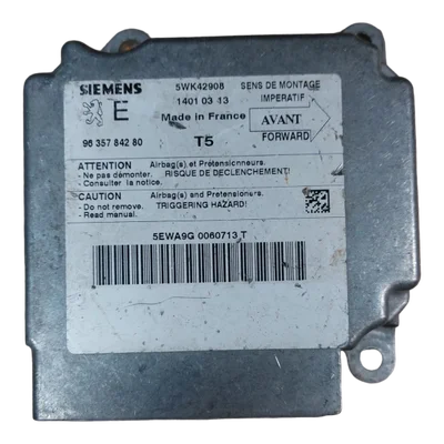 Peugeot 307 00-09 centrala airbaga  9635784280    5WK42908