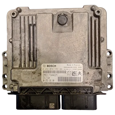 Citroen  C-Elysee   1.6 HDI  EURO VI  12-     ačunalo-centrala motora   0281034189  9825318180  9806460480