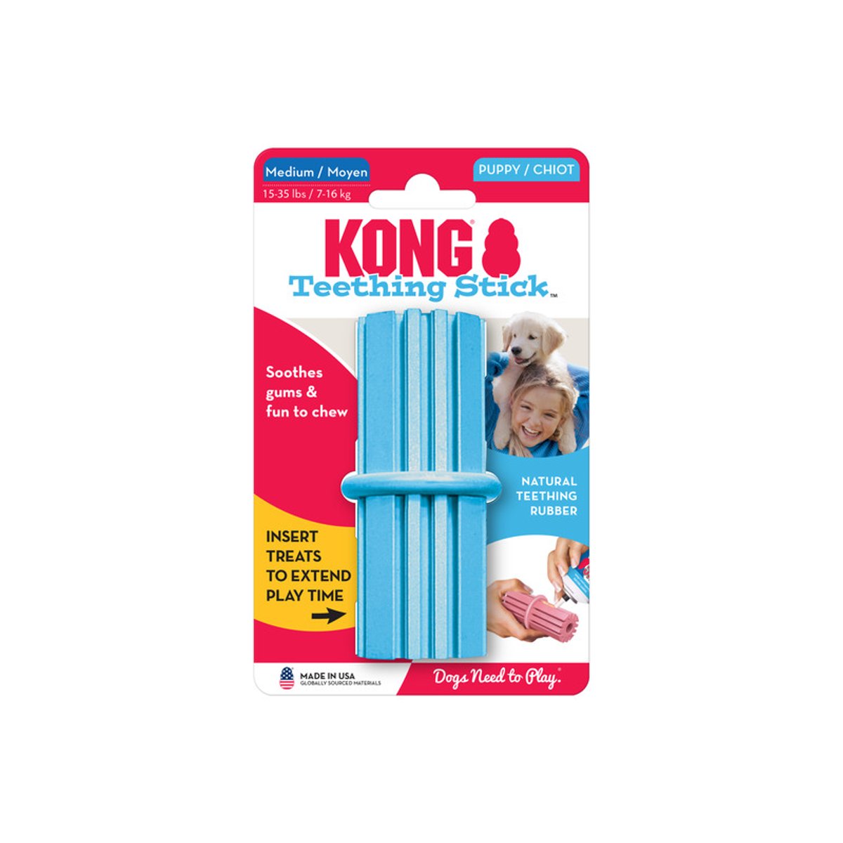 KONG PUPPY TEETHING STICK