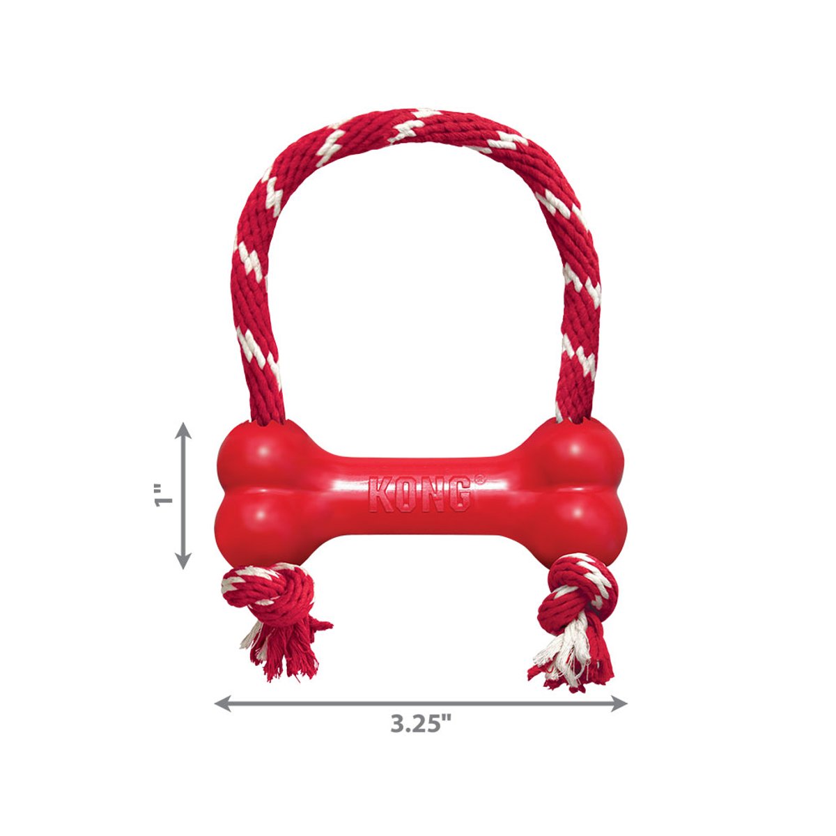 KONG GOODIE BONE ROPE XS