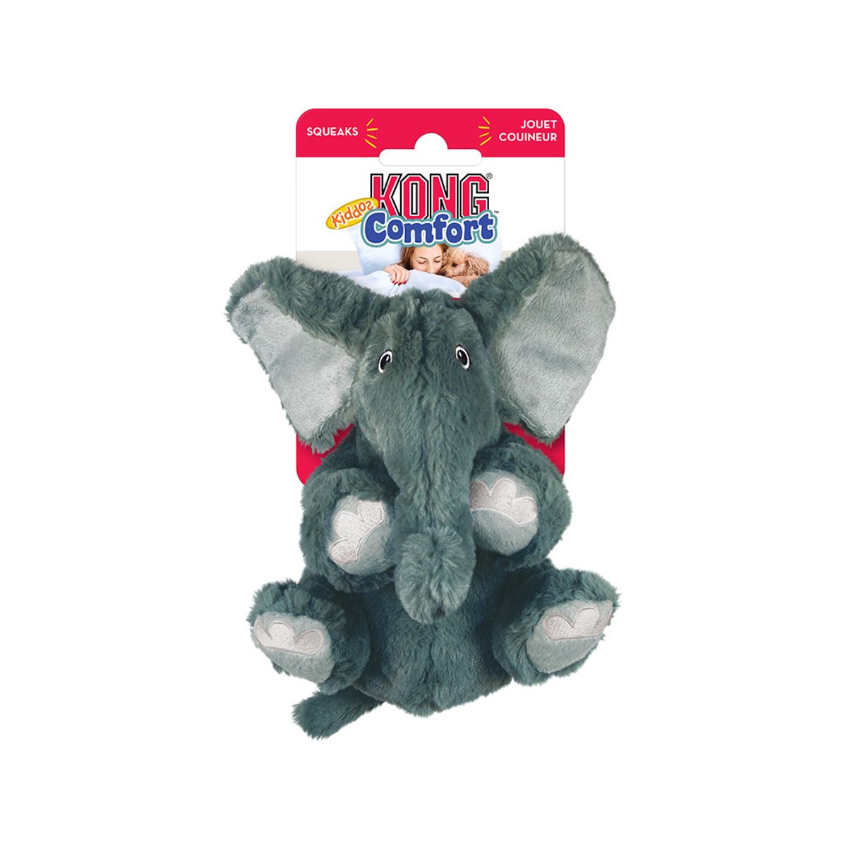 KONG igračka za pse Comfort Kiddos Elephant XS