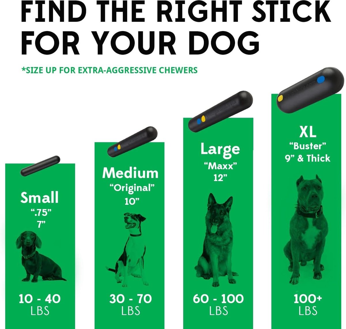 EXTRA LARGE (Buster) Heavy Duty STICK