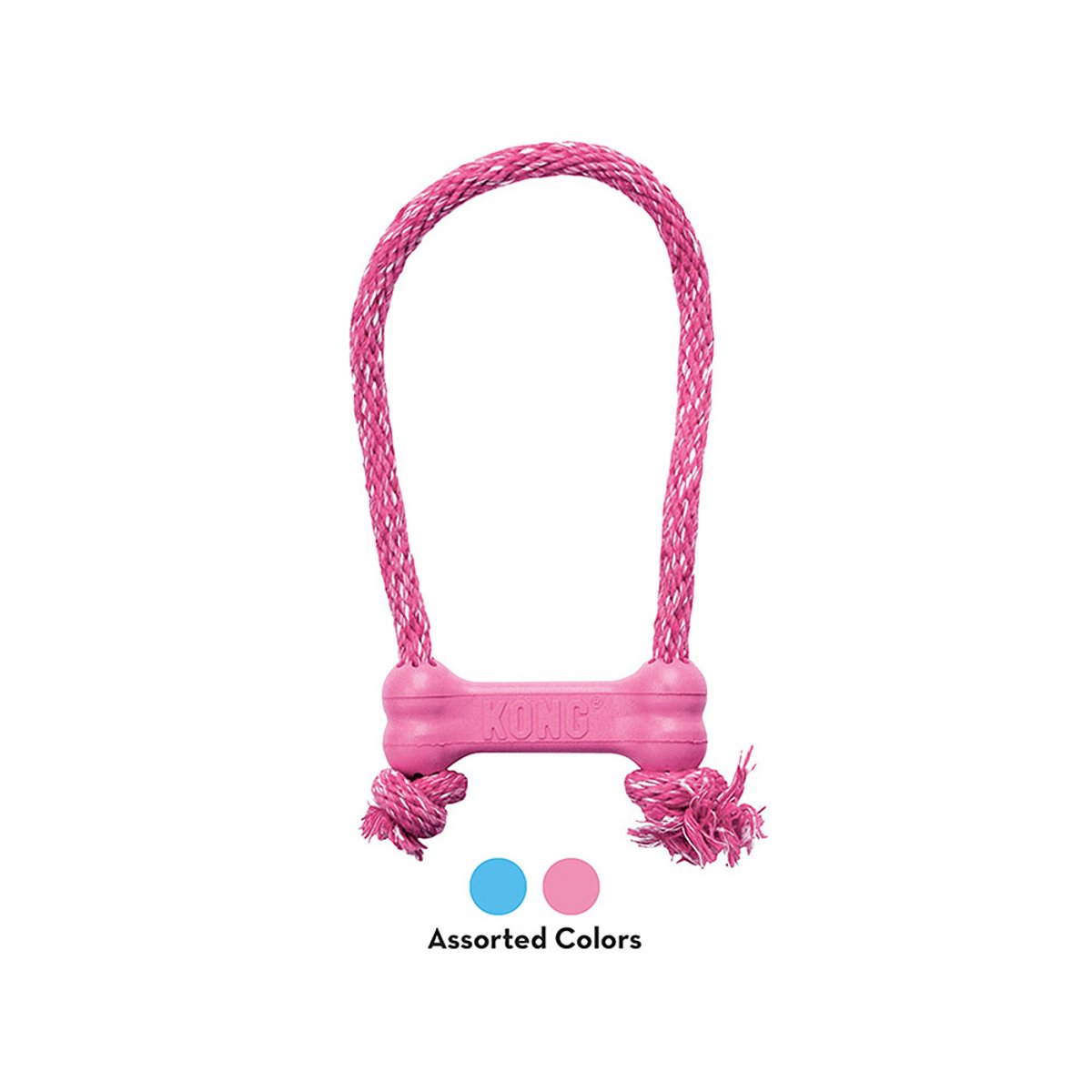 KONG Puppy Goodie Bone w/Rope XS