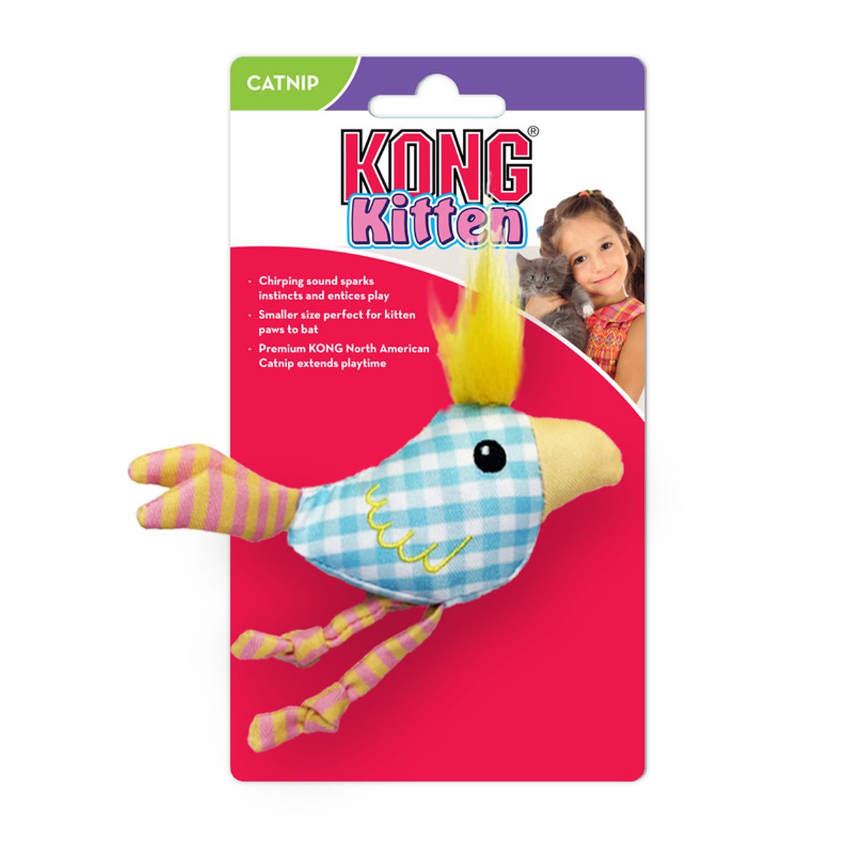 KONG CAT KITTEN CHIRPZ CHICK