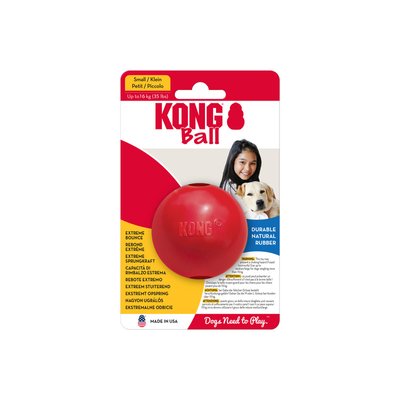 KONG PUPPY BALL w/Hole M/L