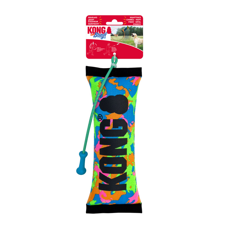 KONG igračka za pse Bunji High-Viz Bumper Medium