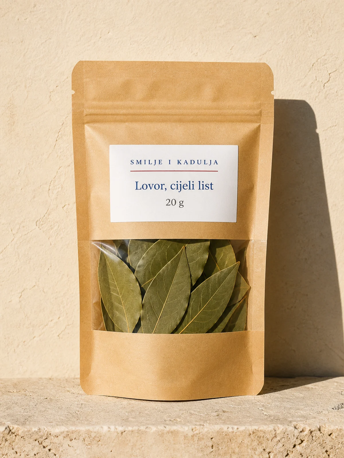 Lovor, cijeli list 20 g